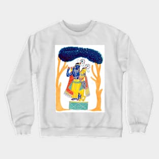 Radha and Krishna, India, 18th - 19th Century Crewneck Sweatshirt